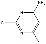 4-氨基-2-氯-6-甲基嘧啶 结构式