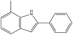 7-甲基-2-苯基吲哚 结构式