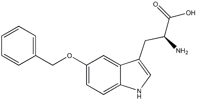 5-苄氧基-L-色氨酸 结构式