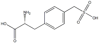 4-磺甲基-D-苯丙氨酸 结构式