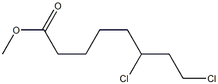 6,8-二氯辛酸甲酯 结构式