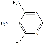 4-氯-5,6-二氨基嘧啶 结构式