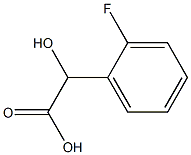 L-邻氟扁桃酸 结构式