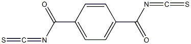对苯二甲酰基二异硫氰酸酯 结构式