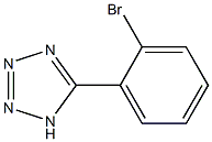 5-邻溴苯基-1H-四氮唑 结构式