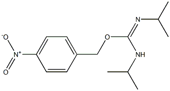 N,N'-二异丙基-O-(4-硝基苯甲基)异脲 结构式