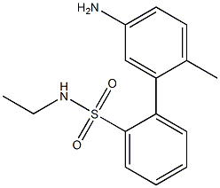 对氨基甲苯邻-(N-乙基)苯磺酰胺 结构式