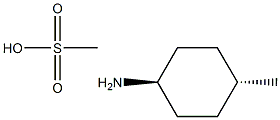 反式-4-甲基环己基胺.甲基磺酸盐 结构式