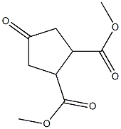 4-氧代-环戊烷-1,2-二羧酸 二甲酯 结构式
