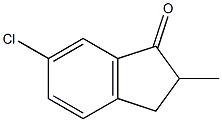 6-氯-2-甲基-1-茚酮 结构式