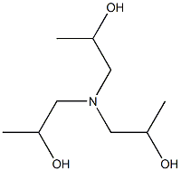 三异丙醇胺水溶液 结构式