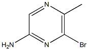 2-氨基-6-溴-5-甲基吡嗪 结构式