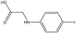 4-碘-DL-苯甘氨酸 结构式