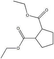 环戊烷-1,2-二甲酸二乙酯 结构式