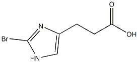 S-2-溴-4-咪唑丙酸 结构式