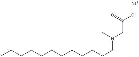 十二烷基肌氨酸钠溶液(10%) 结构式