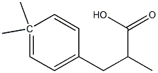 3-[1,1-二甲基苯基-4-]-2-甲基-丙酸 结构式