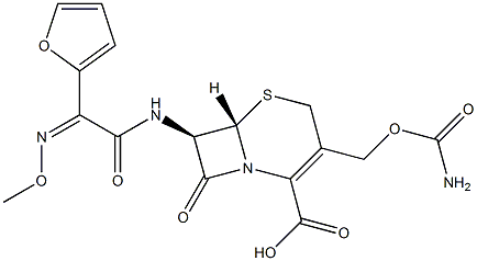 头孢呋辛杂质5 结构式