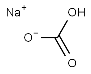 碳酸氢钠滴定溶液 结构式
