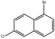 1-Bromo-6-chloronaphthalene 结构式