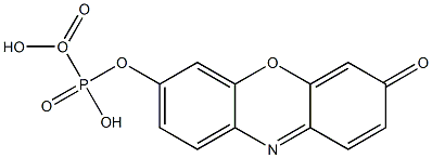 Resorufin-7-O-phosphate 结构式