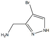 (4-Bromo-1H-pyrazol-3-yl)-methyl-amine 结构式