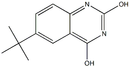 6-tert-butylquinazoline-2,4-diol 结构式