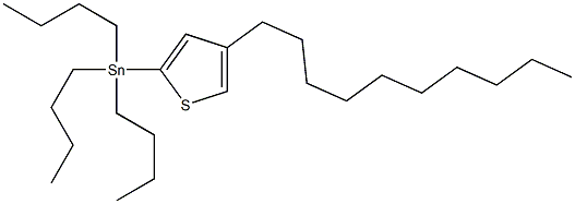 Tributyl-(4-decyl-thiophen-2-yl)-stannane 结构式