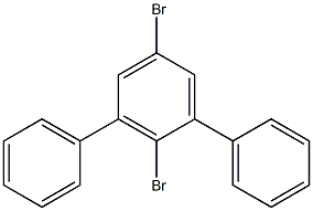 2',5'-二溴--1,1':3',1''-二苯基苯 结构式