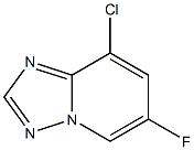 8-Chloro-6-fluoro-[1,2,4]triazolo[1,5-a]pyridine 结构式