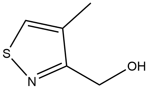 (4-甲基异噻唑-3-基)甲醇 结构式
