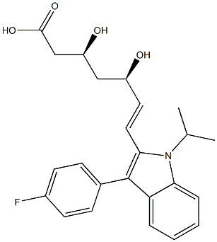 氟伐他汀杂质1(氟伐他汀EP杂质A) 结构式