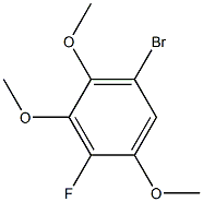 2-氟-3-三甲氧基溴苯 结构式