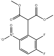 1,3-Dimethyl 2-(2,3-difluoro-6-nitrophenyl)propanedioate 结构式