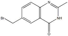 2-甲基-6-溴甲基喹唑啉酮 结构式