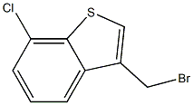 3-溴甲基-7-氯苯并噻吩 结构式