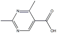 2,4-二甲基嘧啶-5-甲酸 结构式