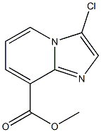 3-Chloro-imidazo[1,2-a]pyridine-8-carboxylic acid methyl ester 结构式