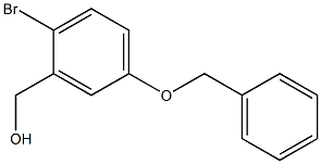 (5-Benzyloxy-2-bromo-phenyl)-methanol 结构式