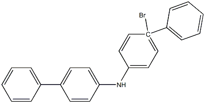 N-(4-溴苯基)-4-对三联苯基胺 结构式
