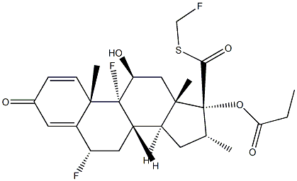 氟替卡松杂质13 结构式