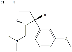 (2S,3R)-1-(二甲氨基)-3-(3-甲氧基苯基)-2-甲基-3-戊醇盐酸盐 结构式