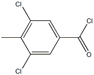 3,5-二氯-4-甲基苯甲酰氯 结构式