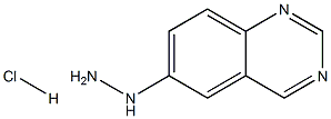 6-hydrazinylquinazoline hydrochloride 结构式