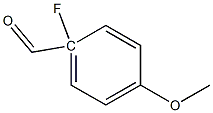 1-氟-4-甲氧基苯甲醛 结构式