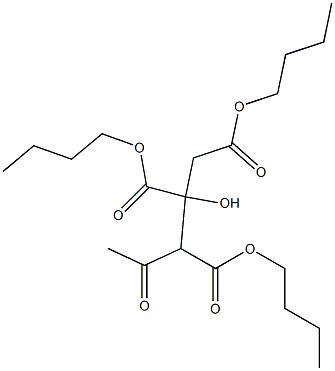 乙酰柠檬酸正三丁酯 结构式