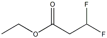 3,3-二氟丙酸乙酯 结构式