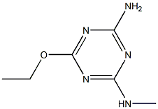 2-氨基-4-甲胺基-6-乙氧基-1,3,5-三嗪 结构式