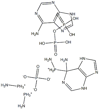 ADENINE PHOSPHATE 腺嘌呤磷酸盐(6-氨基嘌呤磷酸盐) 结构式