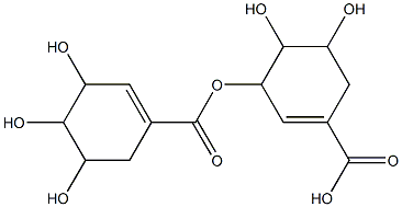 莽草酸SHIKIMIC ACID 结构式